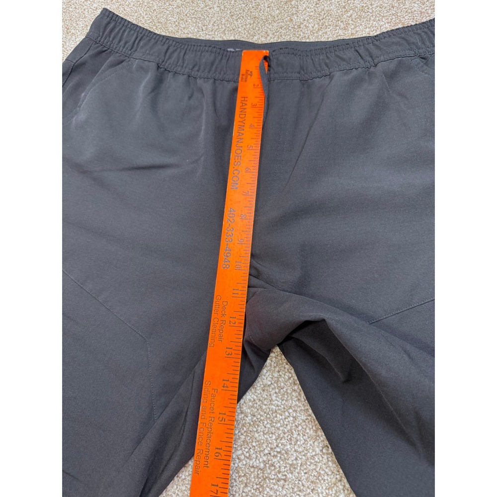 Gerry Mens Black Stretch Active Hiking Shorts Large Elastic Waist Zip Pocket - Picture 7 of 11
